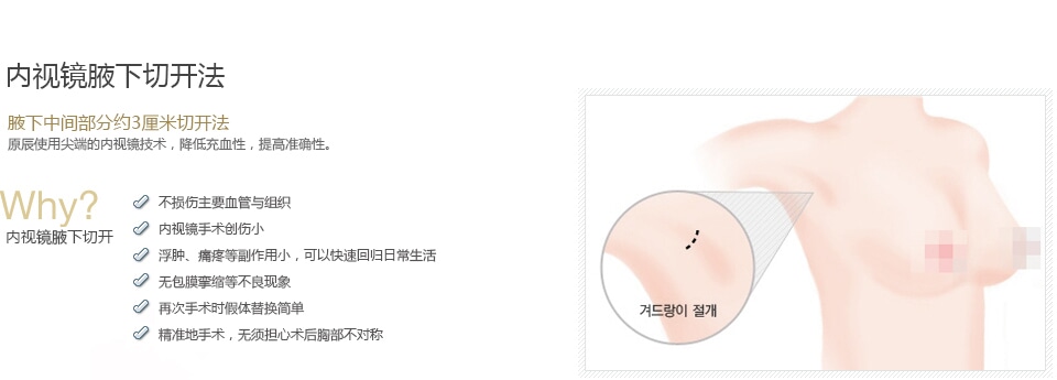 韩国假体丰胸的术后护理