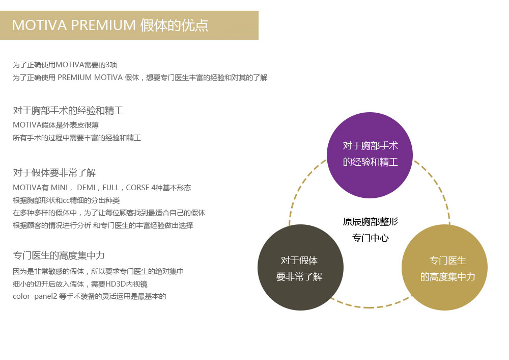 MOTIVA PREMIUM 胸部整形